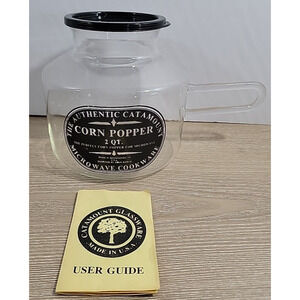 Vintage Catamount Microwave Corn Popper - 2 Qt, Authentic Made in USA User Guide